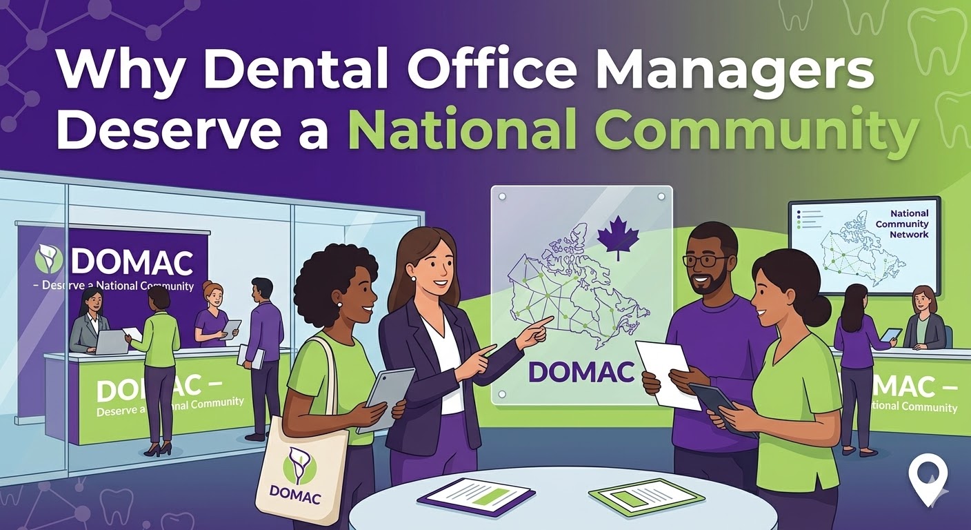 Why dental office managers deserve a national community