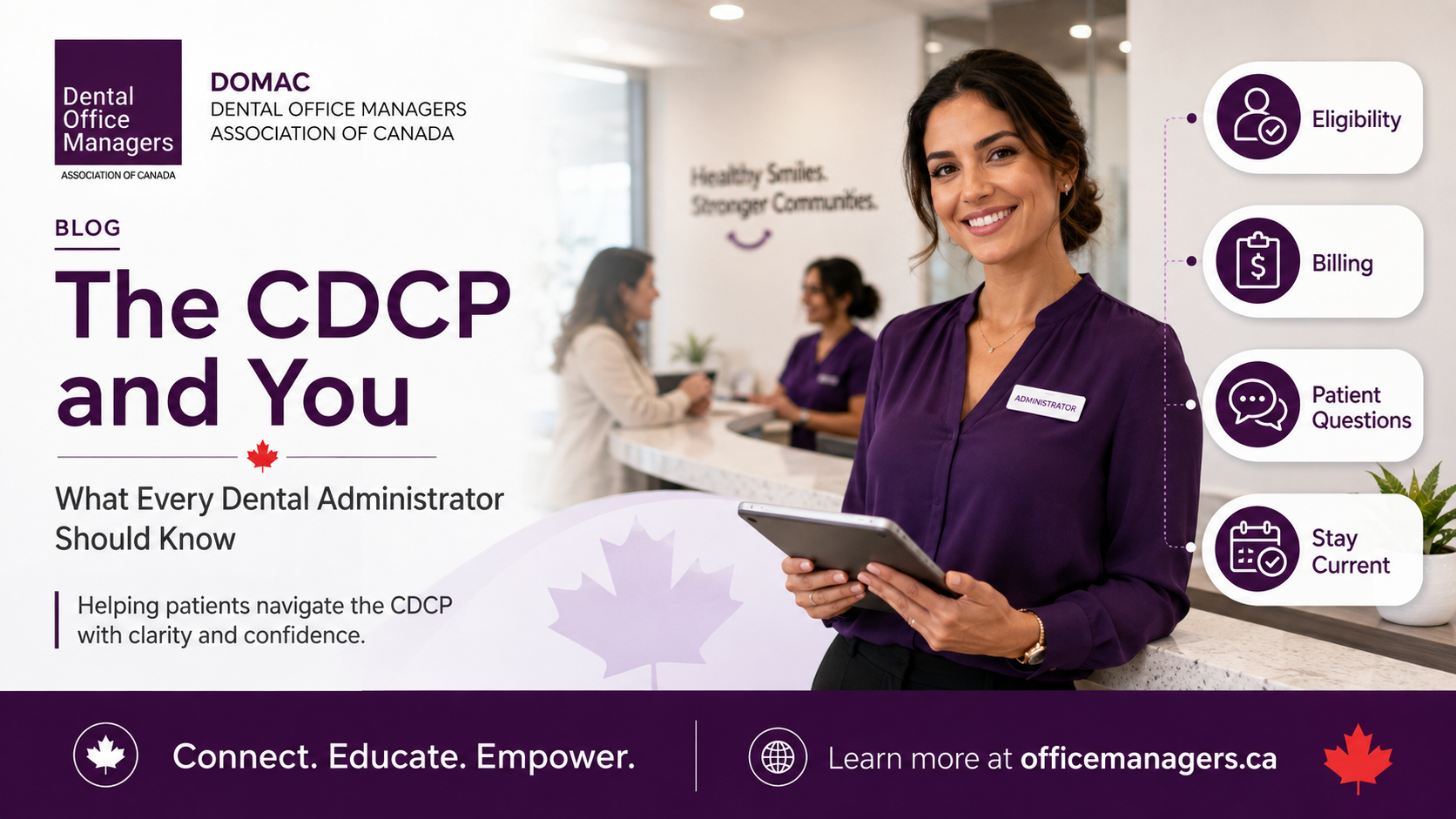 The CDCP and you: what every dental administrator should know