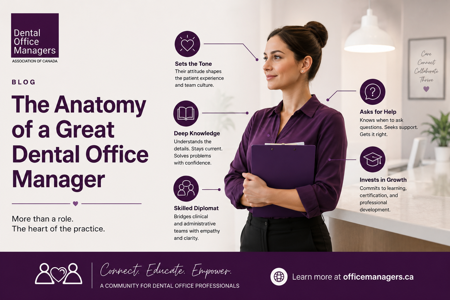 The anatomy of a great dental office manager